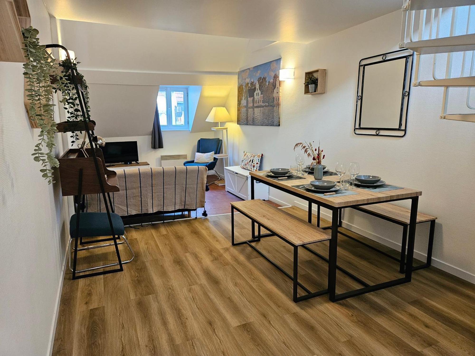 Charmant Duplex Au Coeur De Vernon Proche Gare Et Giverny Zewnętrze zdjęcie